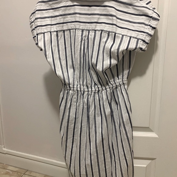 Stripped midi dress - Picture 1 of 3